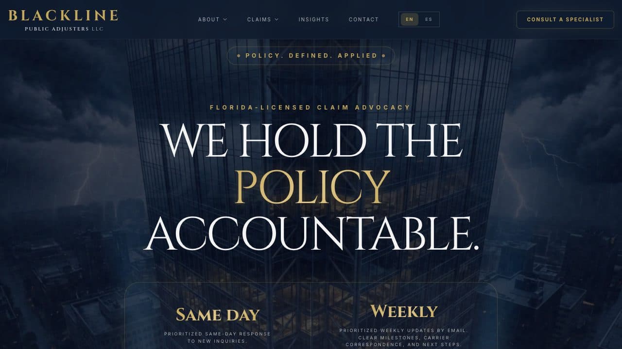 Blackline Public Adjusters